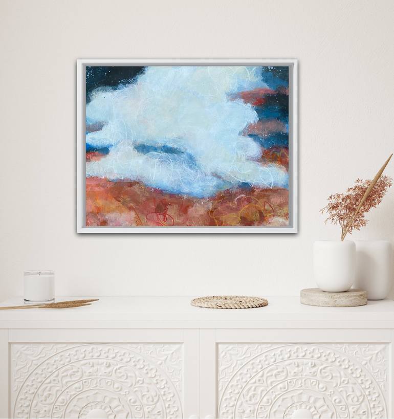 Original Abstract Landscape Painting by Kate Marion Lapierre