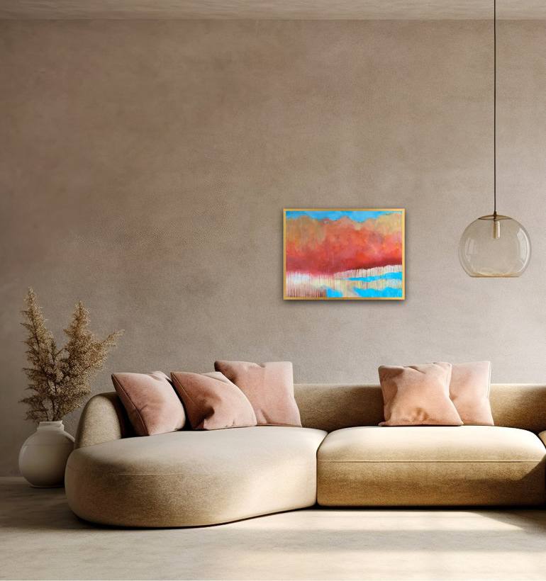 Original Abstract Landscape Painting by Kate Marion Lapierre