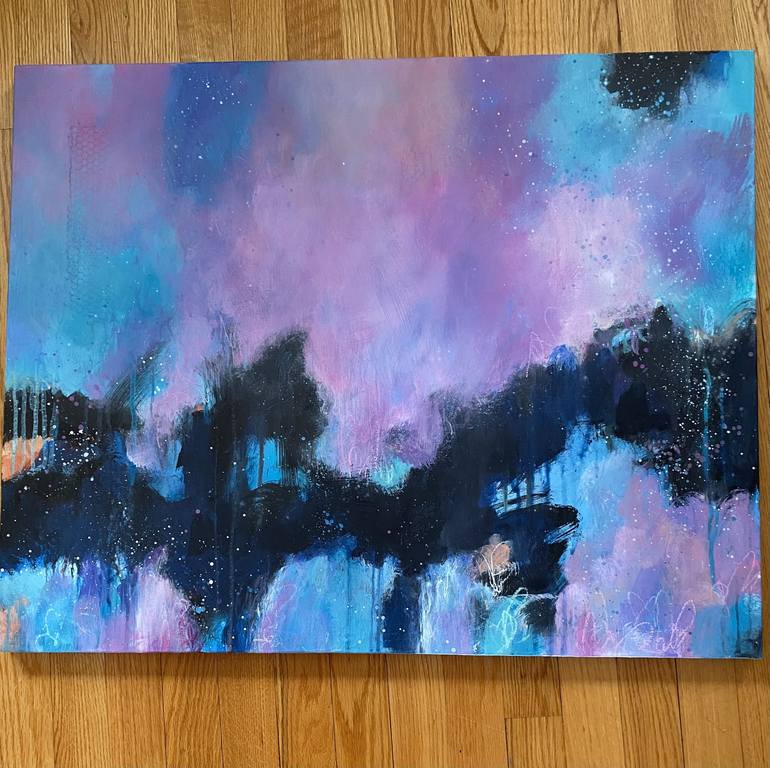 Original Abstract Painting by Kate Marion Lapierre