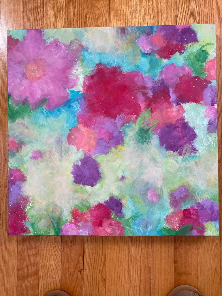 Original Floral Painting by Kate Marion Lapierre