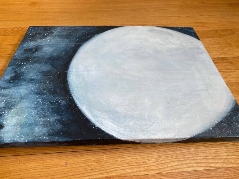 Original Outer Space Painting by Kate Marion Lapierre
