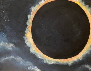 Original Outer Space Paintings by Kate Marion Lapierre
