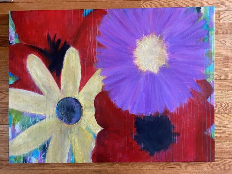 Original Floral Painting by Kate Marion Lapierre