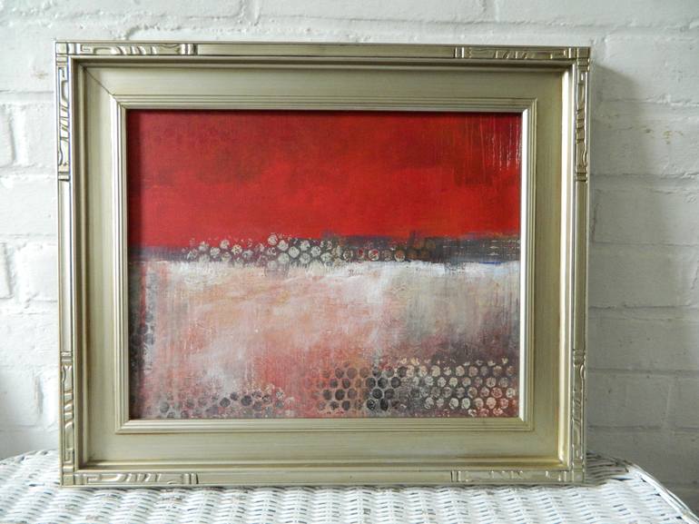 Original Abstract Expressionism Abstract Painting by Kate Marion Lapierre