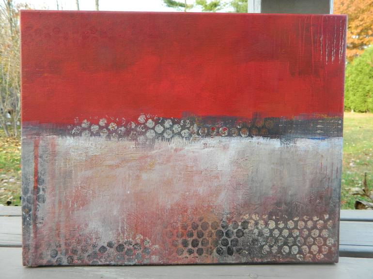 Original Abstract Expressionism Abstract Painting by Kate Marion Lapierre