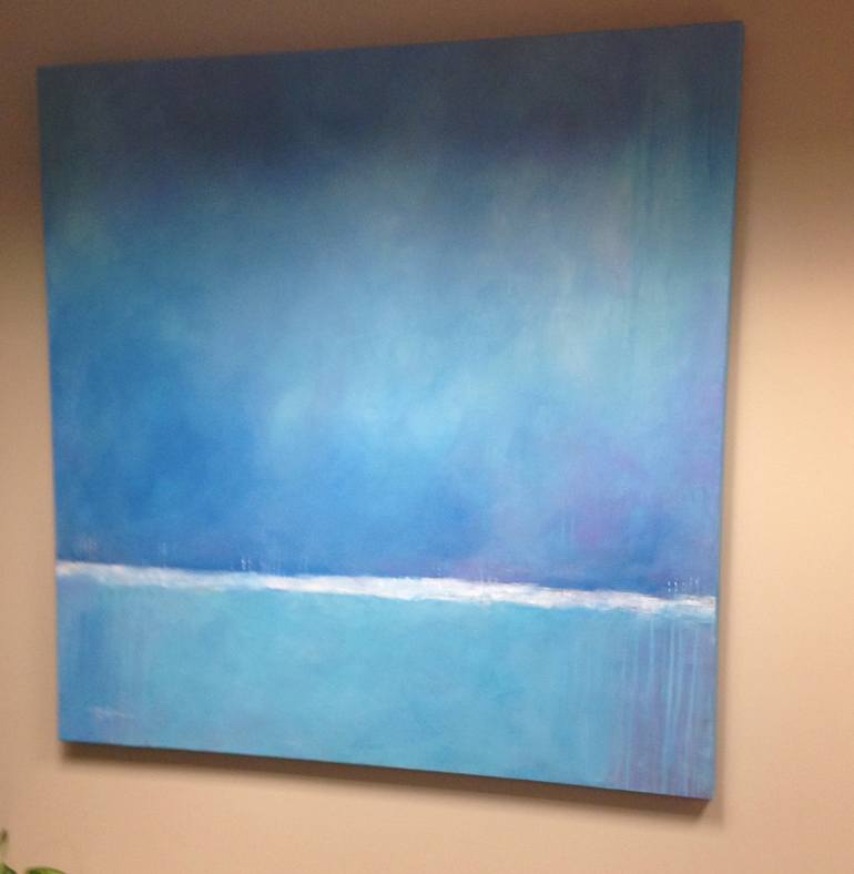 Original Abstract Seascape Painting by Kate Marion Lapierre