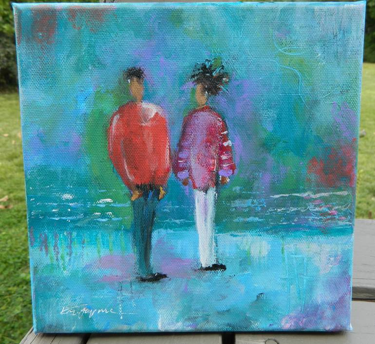 Original Figurative People Painting by Kate Marion Lapierre