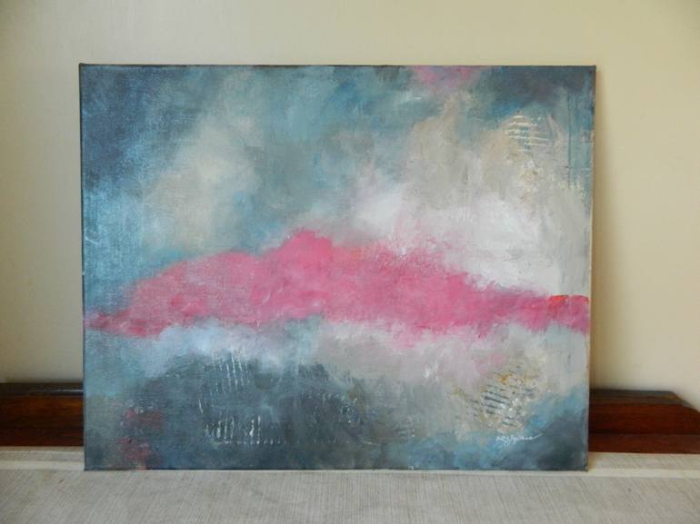 Original Abstract Expressionism Abstract Painting by Kate Marion Lapierre