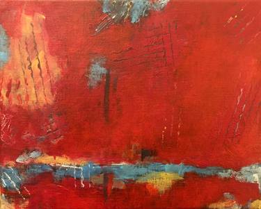 Original Abstract Expressionism Abstract Paintings by Kate Marion Lapierre