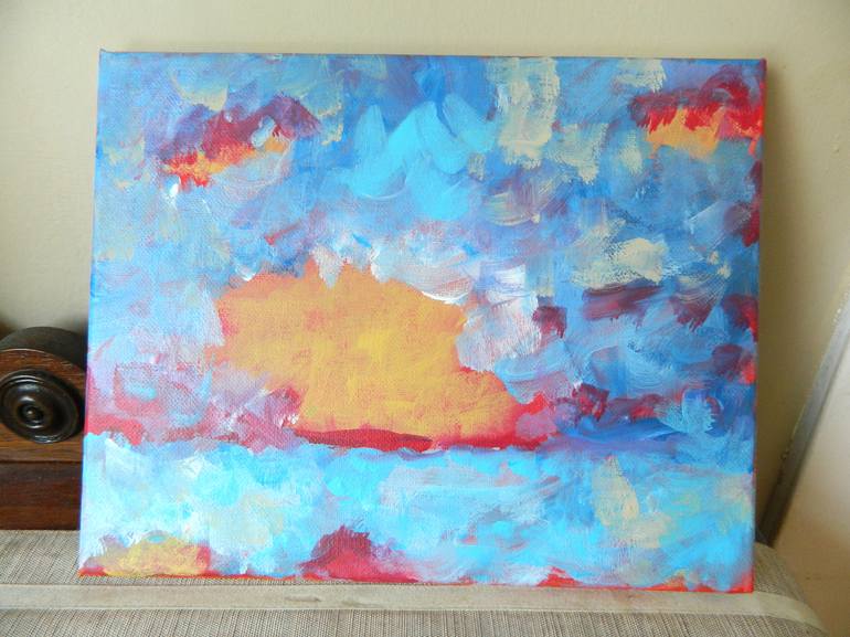 Original Abstract Painting by Kate Marion Lapierre