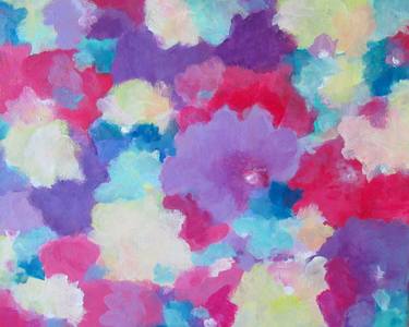 Print of Abstract Floral Paintings by Kate Marion Lapierre