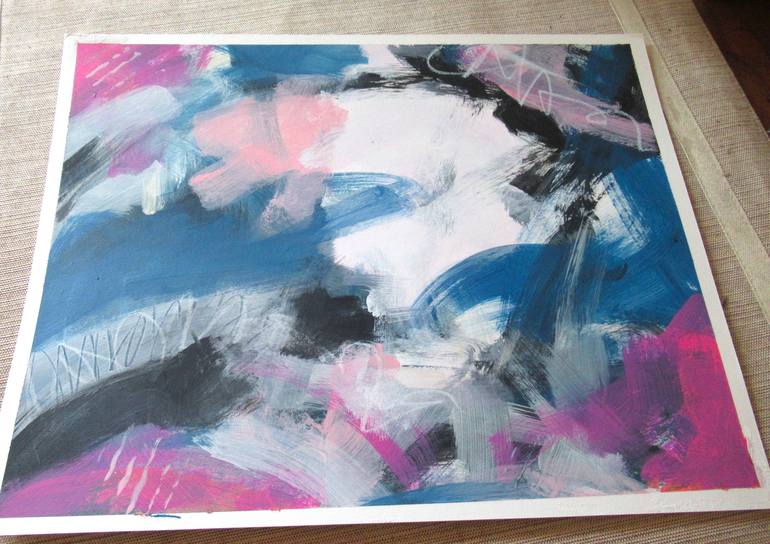 Original Abstract Painting by Kate Marion Lapierre