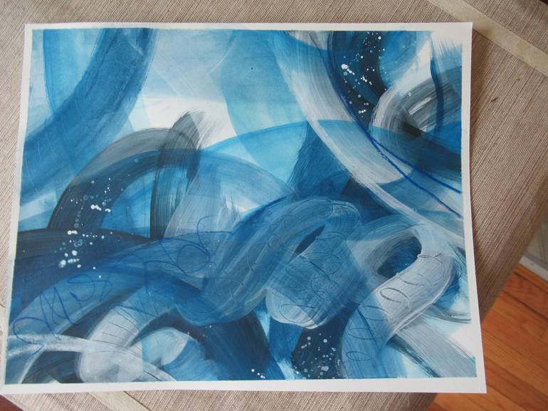 Original Abstract Painting by Kate Marion Lapierre