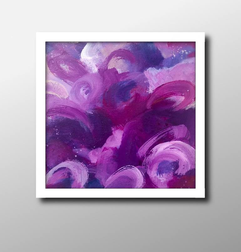 Original Abstract Expressionism Abstract Painting by Kate Marion Lapierre