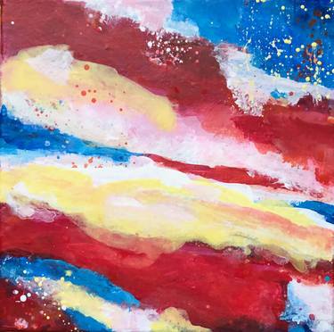 Original Abstract Expressionism Abstract Paintings by Kate Marion Lapierre