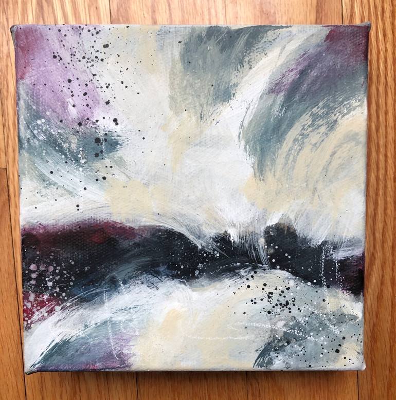 Original Abstract Expressionism Abstract Painting by Kate Marion Lapierre