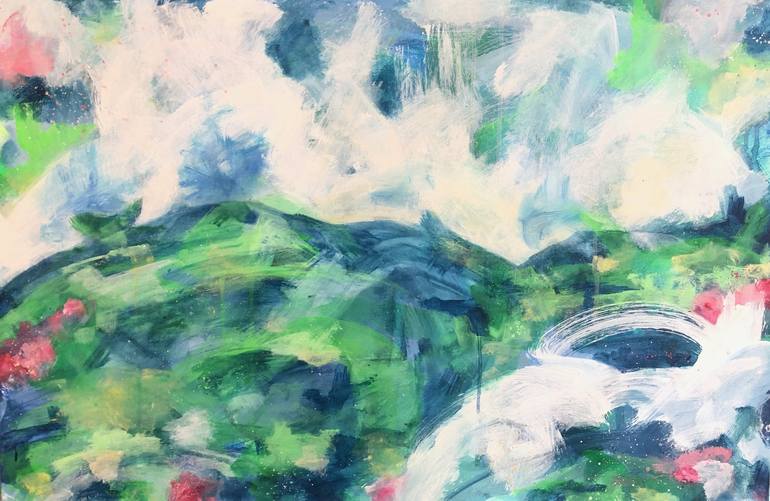 The Hills are Alive Painting by Kate Marion Lapierre | Saatchi Art