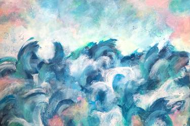 Original Abstract Seascape Paintings by Kate Marion Lapierre