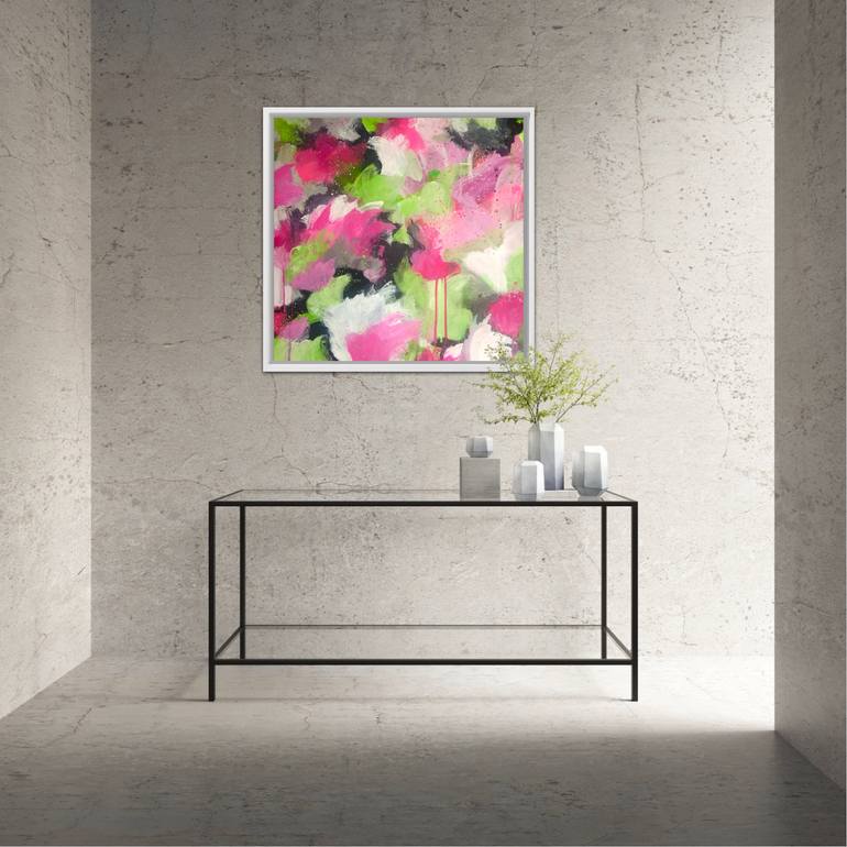 Original Abstract Expressionism Abstract Painting by Kate Marion Lapierre