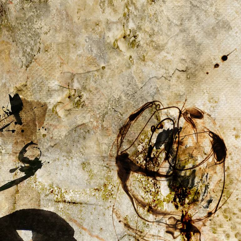 Original Minimalism Abstract Mixed Media by Lynne Godina-Orme