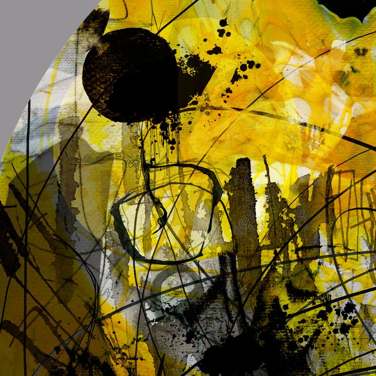 Original Minimalism Abstract Mixed Media by Lynne Godina-Orme