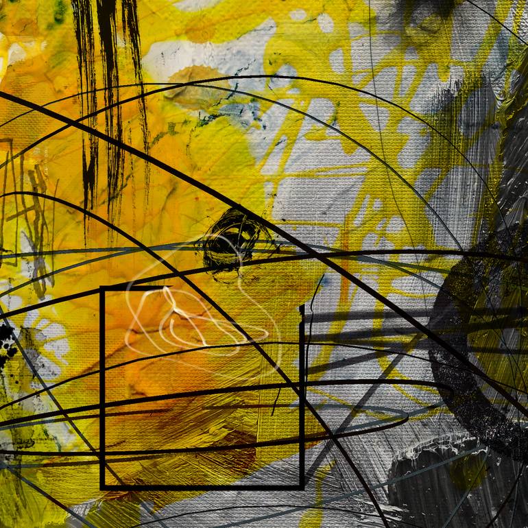 Original Minimalism Abstract Mixed Media by Lynne Godina-Orme
