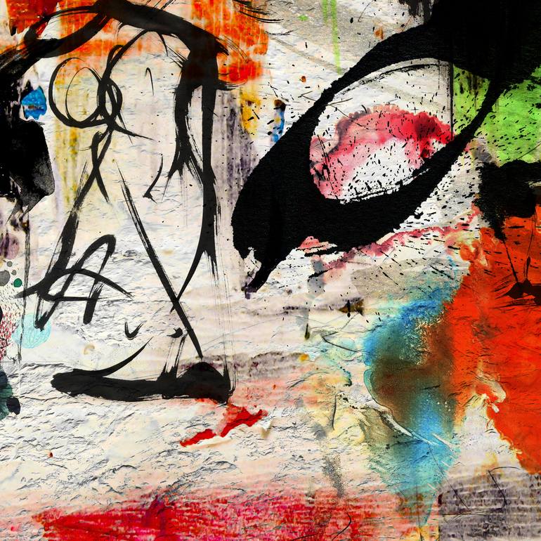 Original Minimalism Abstract Mixed Media by Lynne Godina-Orme