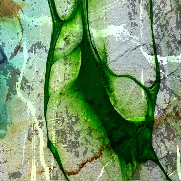 Original Minimalism Abstract Mixed Media by Lynne Godina-Orme