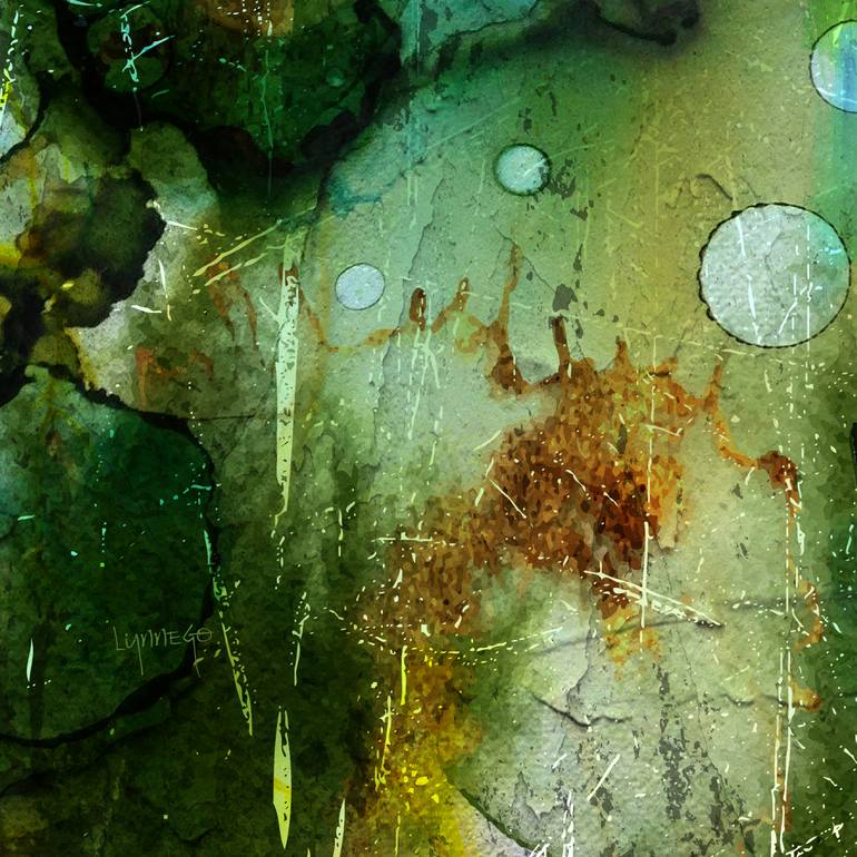 Original Minimalism Abstract Mixed Media by Lynne Godina-Orme