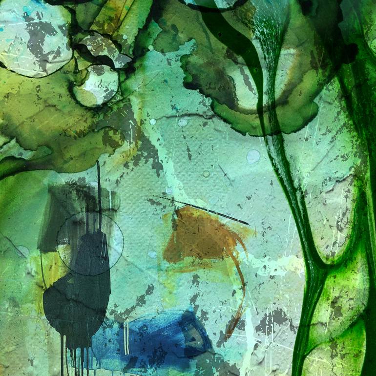 Original Minimalism Abstract Mixed Media by Lynne Godina-Orme