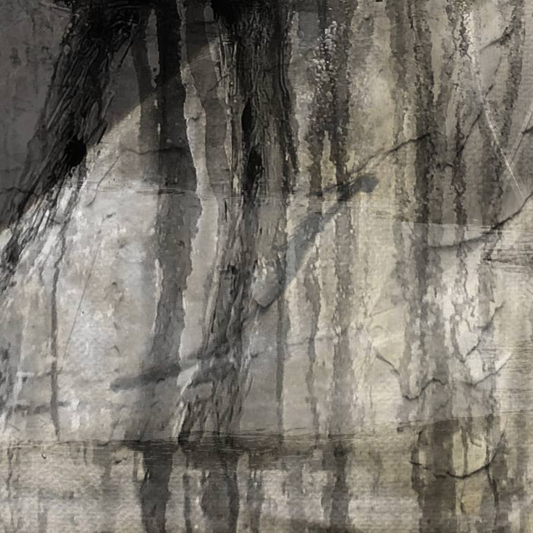 Original Minimalism Abstract Mixed Media by Lynne Godina-Orme