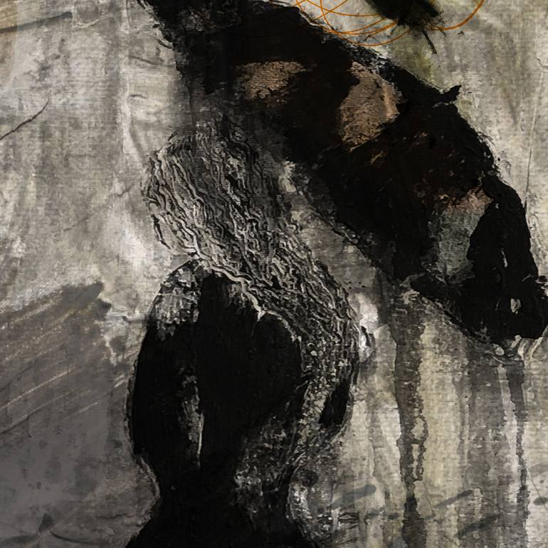 Original Minimalism Abstract Mixed Media by Lynne Godina-Orme