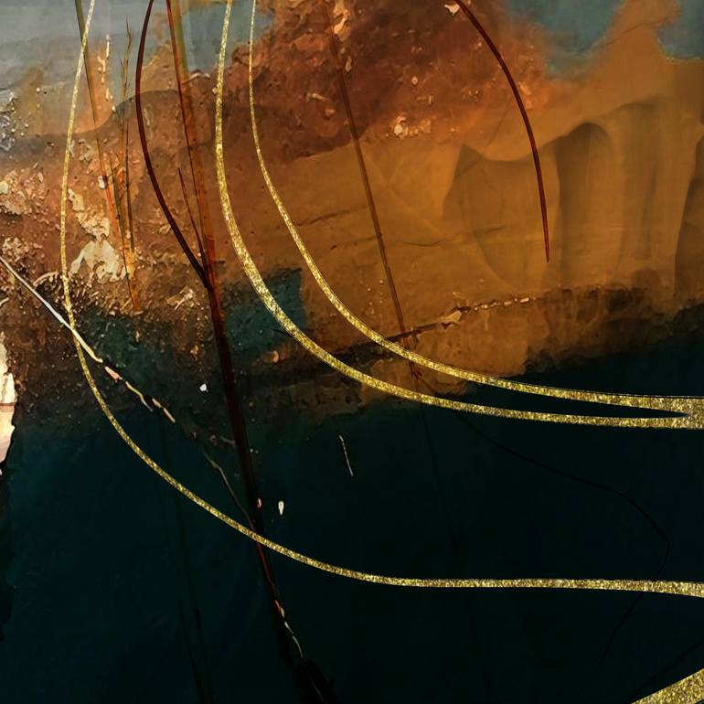 Original Minimalism Abstract Mixed Media by Lynne Godina-Orme