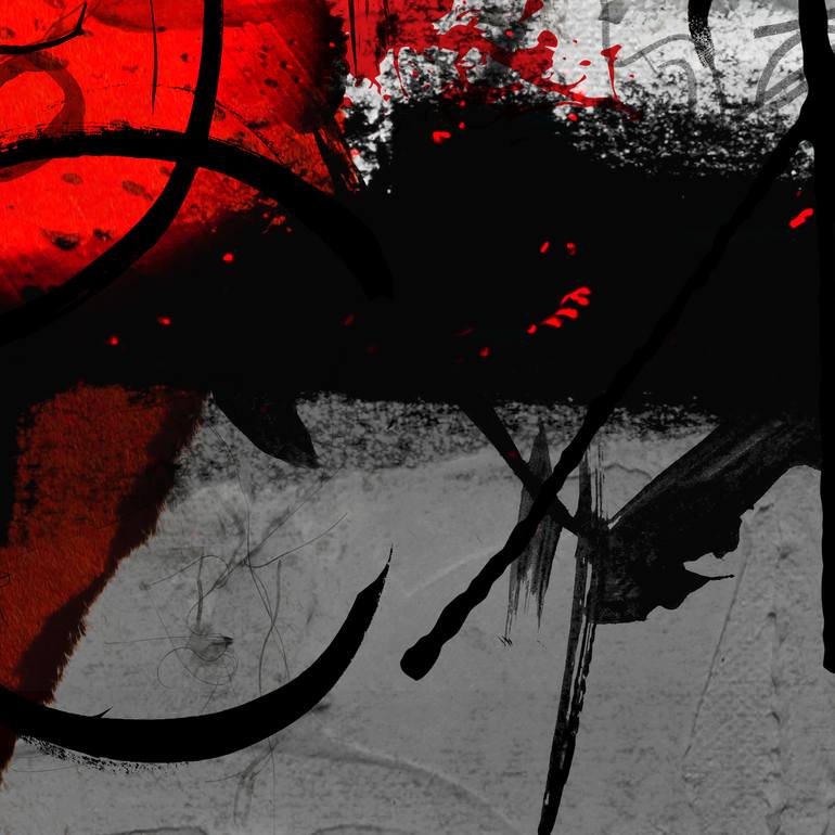 Original Minimalism Abstract Mixed Media by Lynne Godina-Orme