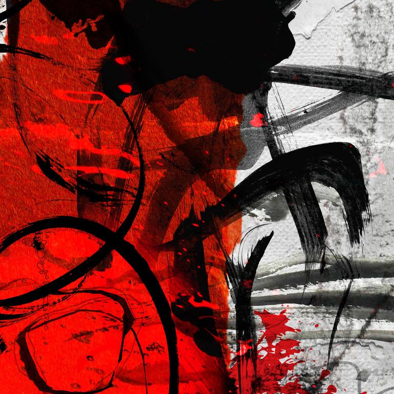 Original Minimalism Abstract Mixed Media by Lynne Godina-Orme