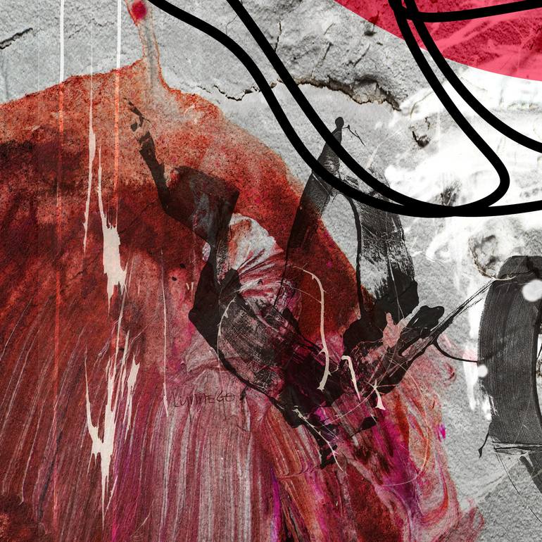 Original Minimalism Abstract Mixed Media by Lynne Godina-Orme