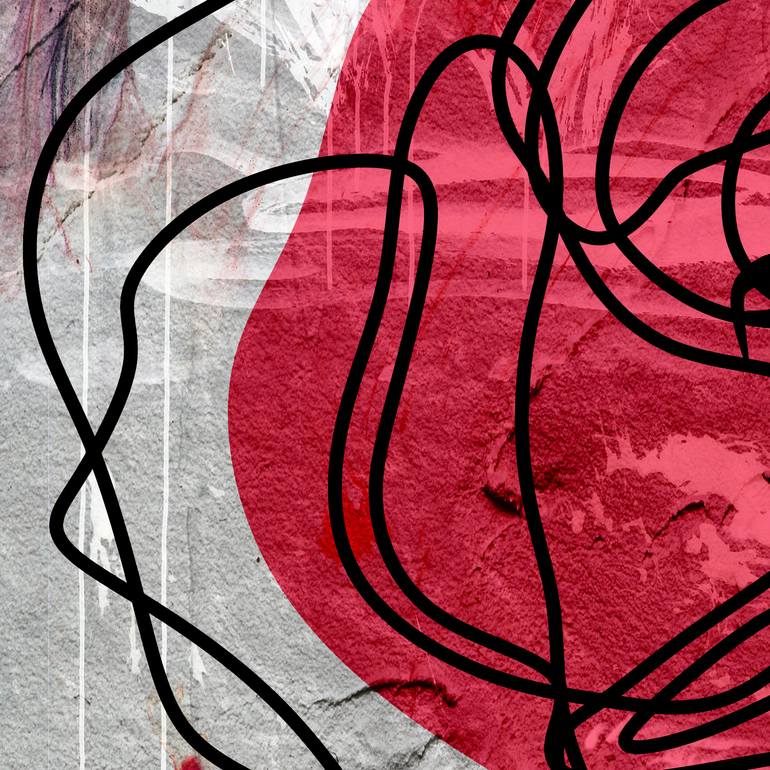 Original Minimalism Abstract Mixed Media by Lynne Godina-Orme