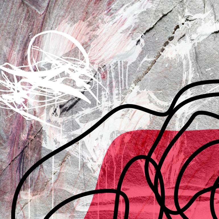 Original Minimalism Abstract Mixed Media by Lynne Godina-Orme