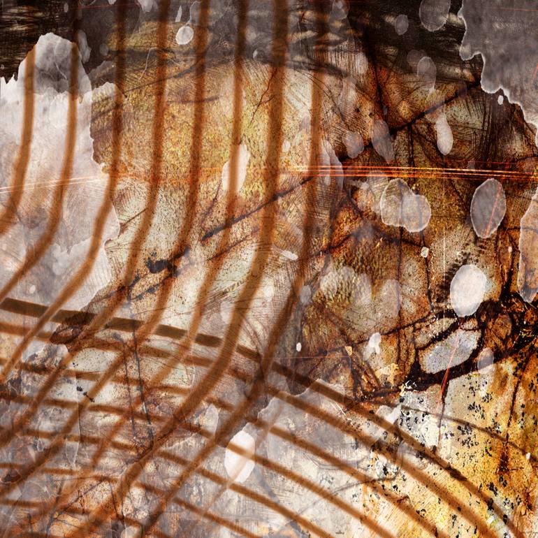 Original Minimalism Abstract Mixed Media by Lynne Godina-Orme