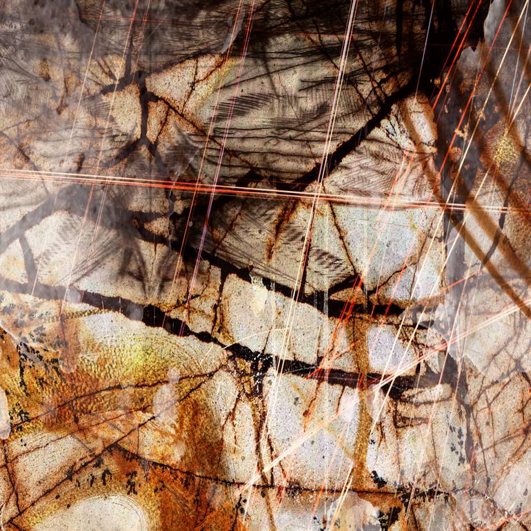 Original Minimalism Abstract Mixed Media by Lynne Godina-Orme