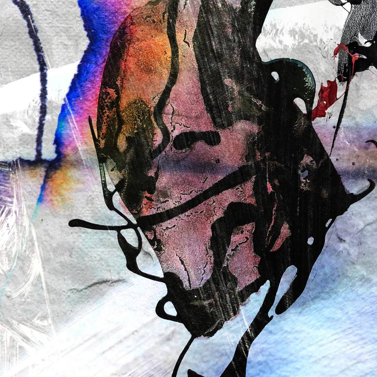 Original Minimalism Abstract Mixed Media by Lynne Godina-Orme