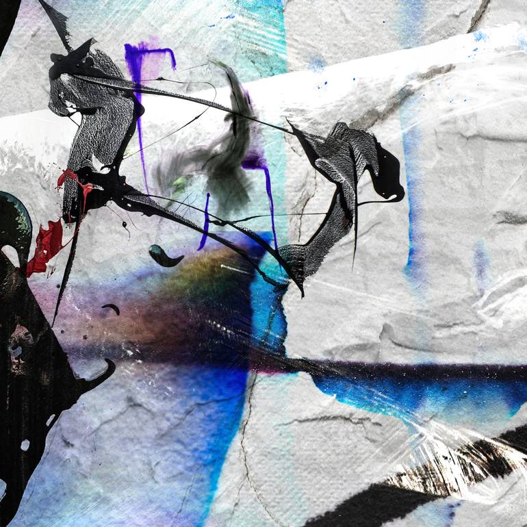 Original Minimalism Abstract Mixed Media by Lynne Godina-Orme