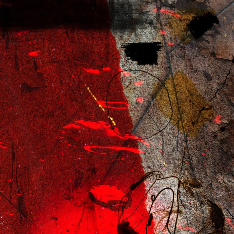 Original Minimalism Abstract Mixed Media by Lynne Godina-Orme