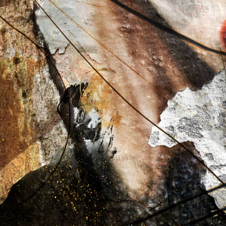 Original Minimalism Abstract Mixed Media by Lynne Godina-Orme