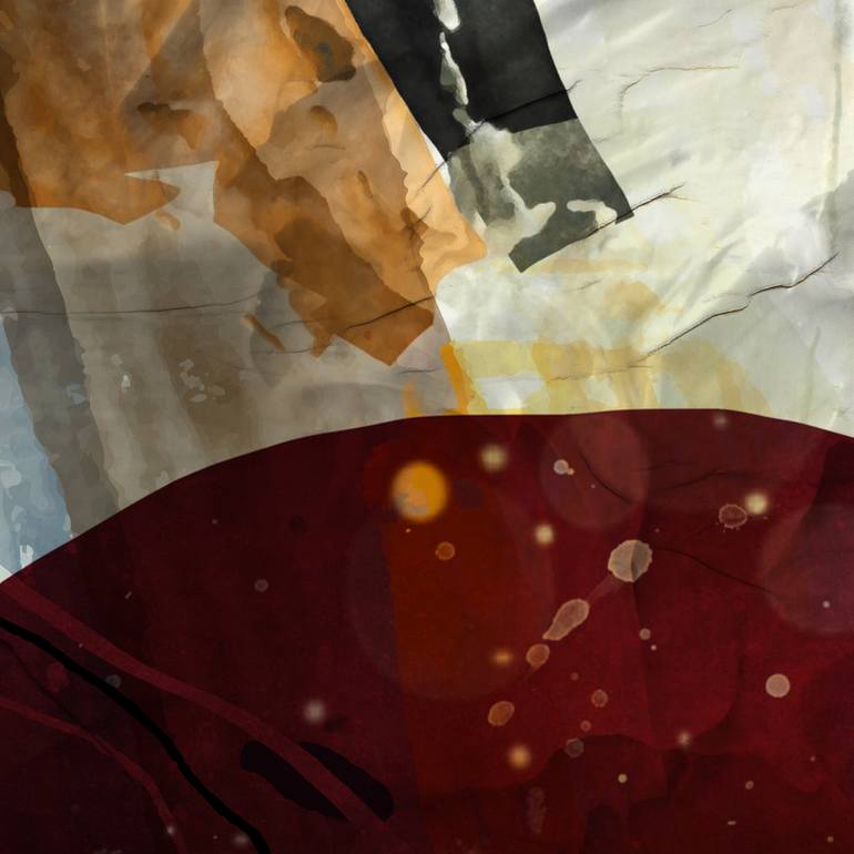 Original Minimalism Abstract Mixed Media by Lynne Godina-Orme