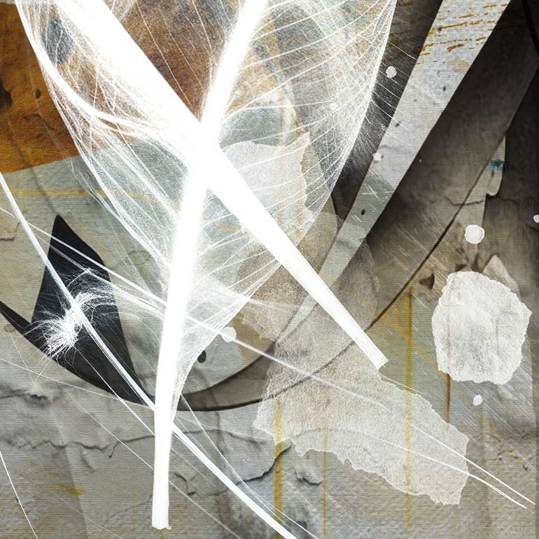 Original Minimalism Abstract Mixed Media by Lynne Godina-Orme