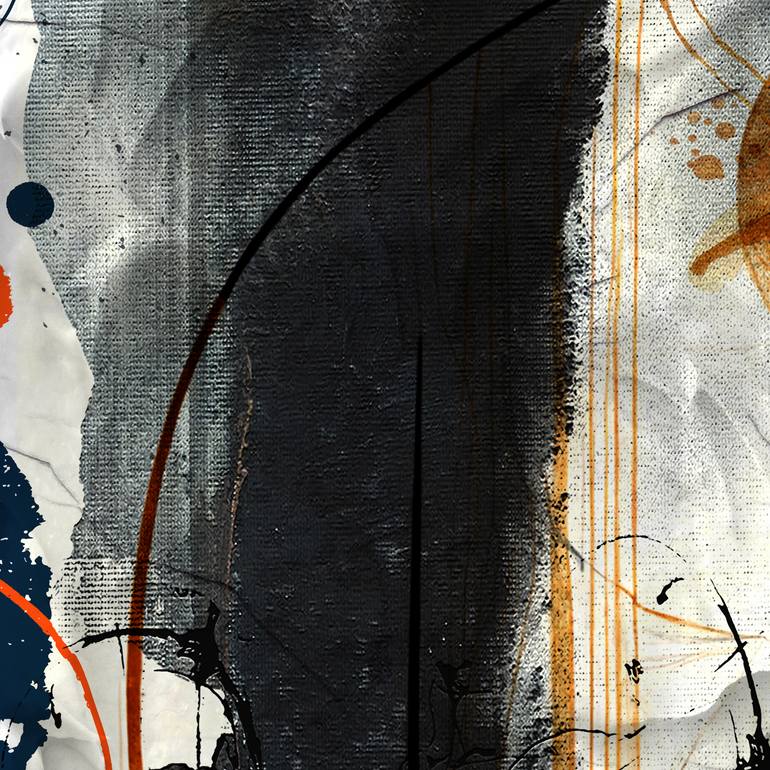 Original Minimalism Abstract Mixed Media by Lynne Godina-Orme