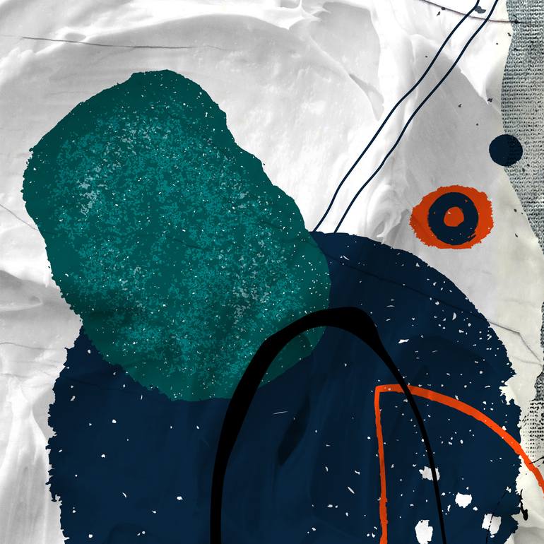 Original Minimalism Abstract Mixed Media by Lynne Godina-Orme
