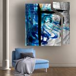Chameleon - Diptych by Lynne Godina-Orme