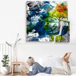 Give Me Colour - Diptych by Lynne Godina-Orme